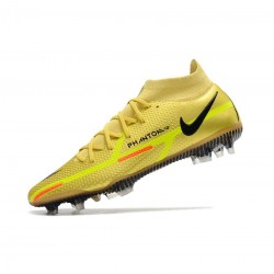 Nike Phantom Gt 2 Elite Df FG Yellow Black Volt Soccer Cleats