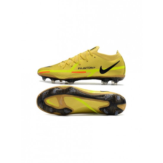 Nike Phantom Gt 2 Elite FG Yellow Black Volt Soccer Cleats