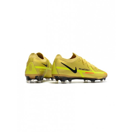 Nike Phantom Gt 2 Elite FG Yellow Black Volt Soccer Cleats