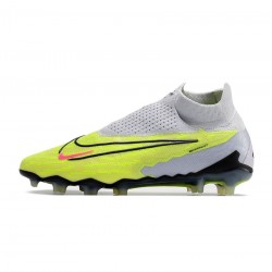 Nike Phantom Gx Elite Df FG Barely Volt Gridiron Barely Grape Soccer Cleats