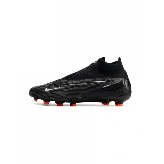 Nike Phantom Gx Elite Df FG Black Summit White Dark Smoke Grey Soccer Cleats