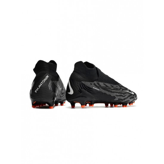 Nike Phantom Gx Elite Df FG Black Summit White Dark Smoke Grey Soccer Cleats