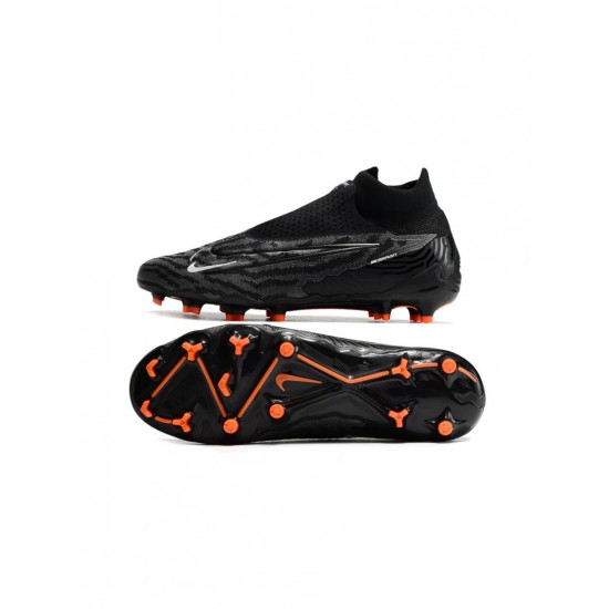 Nike Phantom Gx Elite Df FG Black Summit White Dark Smoke Grey Soccer Cleats