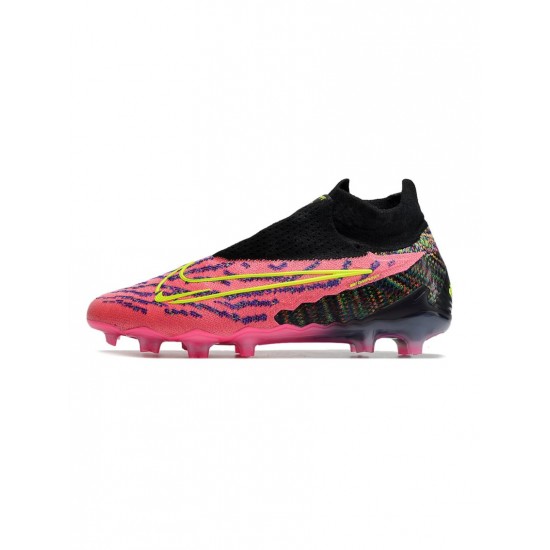 Nike Phantom Gx Elite Df FG Hyper Pink Volt Black Soccer Cleats