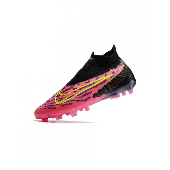 Nike Phantom Gx Elite Df FG Hyper Pink Volt Black Soccer Cleats