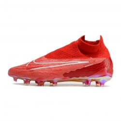 Nike Phantom Gx Elite Df FG Red White  Soccer Cleats