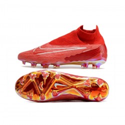 Nike Phantom Gx Elite Df FG Red White  Soccer Cleats