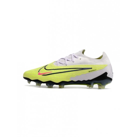 Nike Phantom Gx Elite FG Barely Volt Gridiron Barely Grape Soccer Cleats