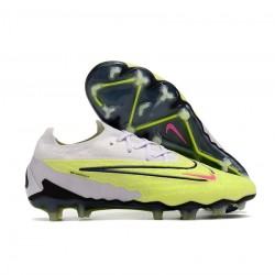 Nike Phantom Gx Elite FG Barely Volt Gridiron Barely Grape Soccer Cleats