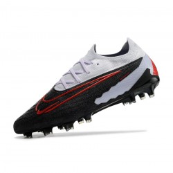 Nike Phantom Gx Elite FG Black White Chile Red Soccer Cleats