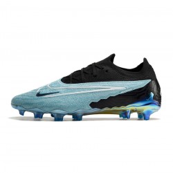 Nike Phantom Gx Elite FG Blue Black Silver  Soccer Cleats