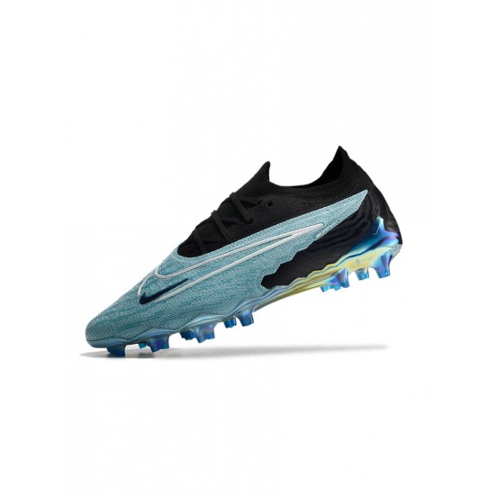 Nike Phantom Gx Elite FG Blue Black Silver  Soccer Cleats