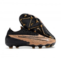 Nike Phantom Gx Elite FG Gold Black White  Soccer Cleats