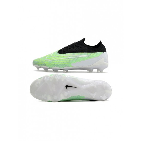 Nike Phantom Gx Elite FG Green Black White  Soccer Cleats