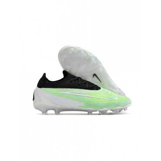 Nike Phantom Gx Elite FG Green Black White  Soccer Cleats