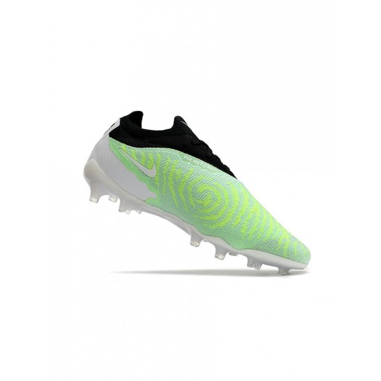 Nike Phantom Gx Elite FG Green Black White  Soccer Cleats
