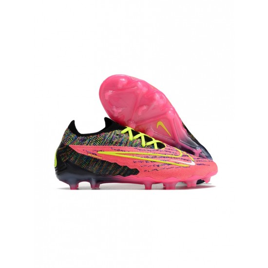 Nike Phantom Gx Elite FG Hyper Pink Black Volt White Soccer Cleats