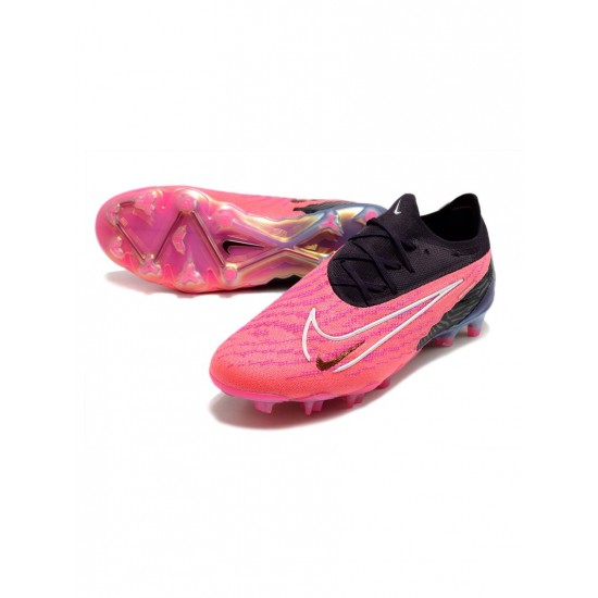 Nike Phantom Gx Elite FG Hyper Pink Black White  Soccer Cleats