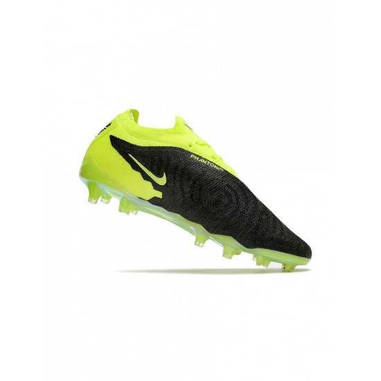 Nike Phantom Gx Elite FG Yellow Black  Soccer Cleats