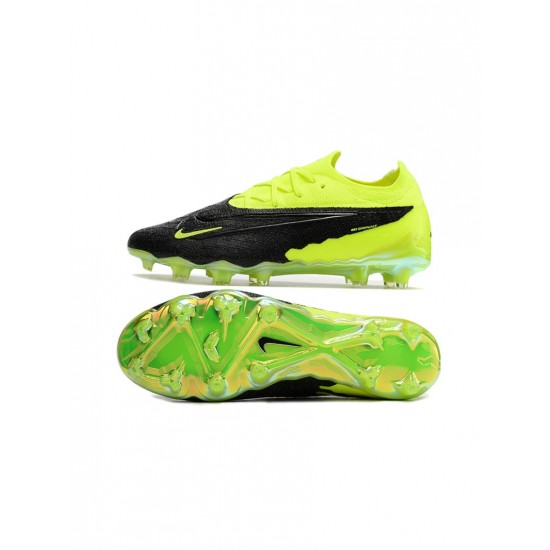 Nike Phantom Gx Elite FG Yellow Black  Soccer Cleats