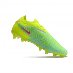 Nike Phantom Gx Elite FG Yellow Pink  Soccer Cleats