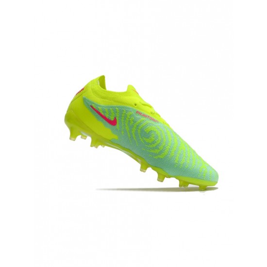 Nike Phantom Gx Elite FG Yellow Pink  Soccer Cleats
