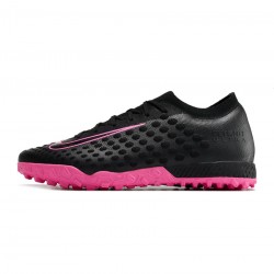 Nike Phantom Ultra Venom Elite TF Black Pink Blast Soccer Cleats