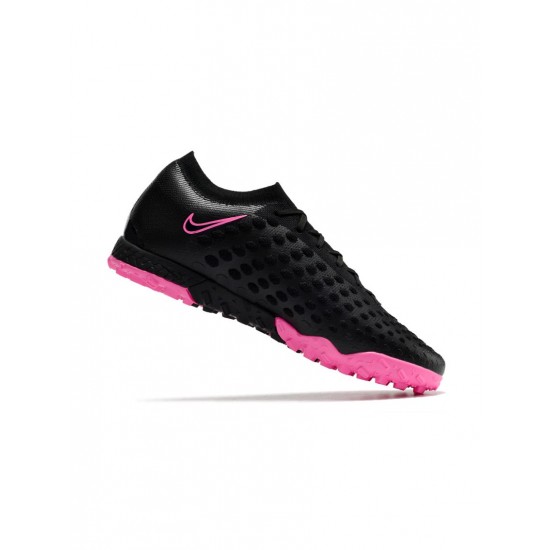 Nike Phantom Ultra Venom Elite TF Black Pink Blast Soccer Cleats