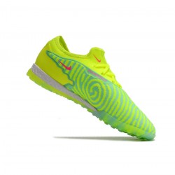 Nike React Phantom Gx Pro TF Yellow Pink Soccer Cleats