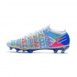 Nike Phantom Gt Elite 3d FG Chlorine Blue Pink Blast Opti Yellow Soccer Cleats