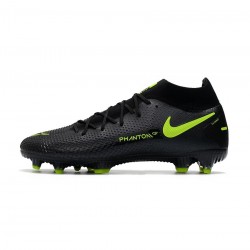 Nike Phantom Gt Elite Df FG Black Volt  Soccer Cleats