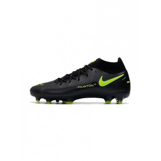 Nike Phantom Gt Elite Df FG Black Volt  Soccer Cleats