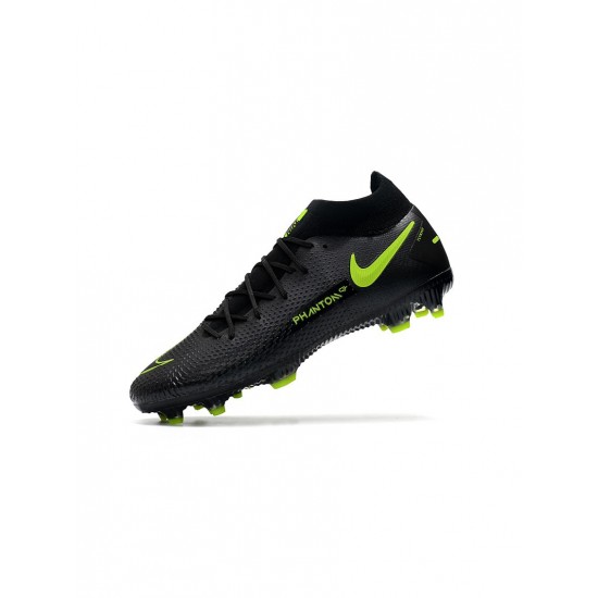 Nike Phantom Gt Elite Df FG Black Volt  Soccer Cleats