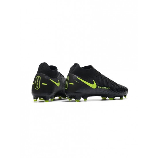 Nike Phantom Gt Elite Df FG Black Volt  Soccer Cleats