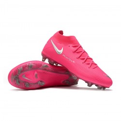 Nike Phantom Gt Elite Df FG Pink Silver  Soccer Cleats