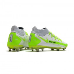 Nike Phantom Gt Elite Dynamic Fit FG White Volt  Soccer Cleats