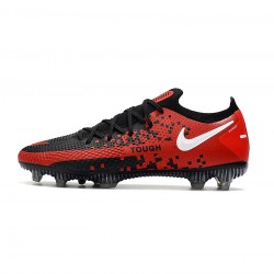 Nike Phantom Gt Elite FG Black Red Soccer Cleats