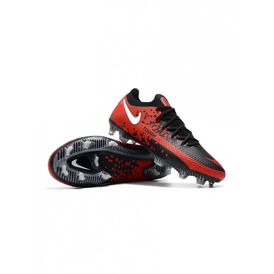 Nike Phantom Gt Elite FG Black Red Soccer Cleats