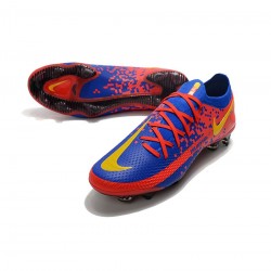 Nike Phantom Gt Elite FG Blue Red Yellow  Soccer Cleats