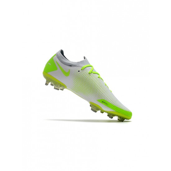 Nike Phantom Gt Elite FG White Volt  Soccer Cleats