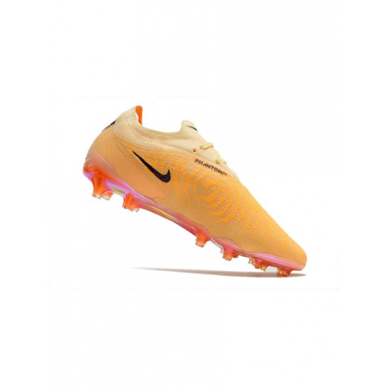 Nike Phantom Gx Elite FG Blaze Citron Tint Burgundy Crush Soccer Cleats