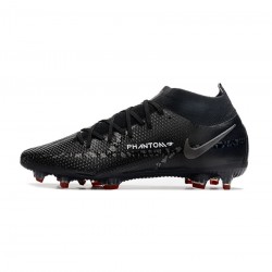 Nike Phantom Gt 2 Elite Df FG Black Dark Smoke Grey Summit White Soccer Cleats