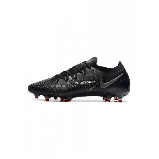 Nike Phantom Gt 2 Elite FG Black Dark Smoke Grey Summit White Soccer Cleats