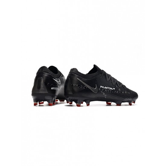 Nike Phantom Gt 2 Elite FG Black Dark Smoke Grey Summit White Soccer Cleats