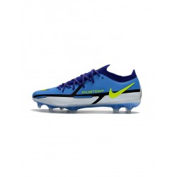 Nike Phantom Gt Elite 2 Low FG Sapphire Volt Grey Fog Blue Void Soccer Cleats