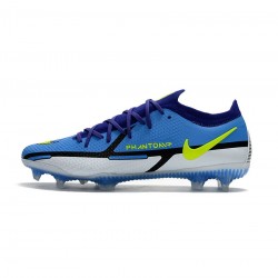 Nike Phantom Gt Elite 2 Low FG Sapphire Volt Grey Fog Blue Void Soccer Cleats