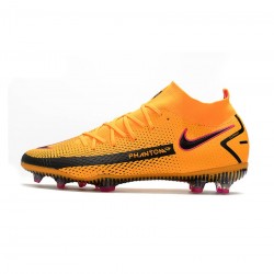 Nike Phantom Gt Elite 3d Df FG University Gold Black Fireberry Soccer Cleats