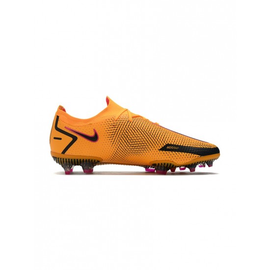 Nike Phantom Gt Elite 3d FG University Gold Black Fireberry Soccer Cleats