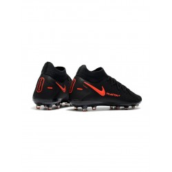 Nike Phantom Gt Elite Df AG Black Chile Red Dark Smoke Grey Soccer Cleats