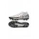 Nike Phantom Gt Elite Df AG Pure Platinum Black Speed Yellow Metallic Silver Soccer Cleats